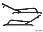 Nerf bars robuste<br>RZR 1000 PRO XP